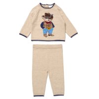 G11365NB: Baby Boys Knitted 2 Piece Outfit (0-12 Months)