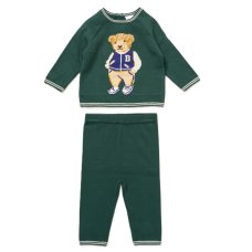 G11366NB: Baby Boys Knitted 2 Piece Outfit (0-12 Months)