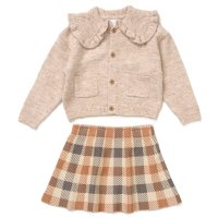 G11374TOD: Girls True Knit Cardigan & Skirt Outfit (2-4 Years)