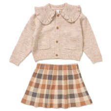 G11374TOD: Girls True Knit Cardigan & Skirt Outfit (2-4 Years)