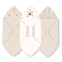 G11378: Baby Bear 6 Piece Hooded Towels & Washcloths Bath Time Set