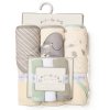 G12283: Baby Unisex Elephant 6 Piece Hooded Towels & Washcloths Bath Time Set