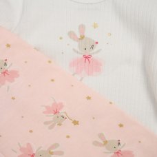 G11386: Baby Girls Fairy Mouse Ribbed 10 Piece Gift Set (NB-6 Months)