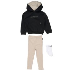 G11606TOD: Girls Hoodie, Ribbed Legging & Socks Outfit (2-4 Years)