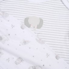 G11713: Baby Unisex Elephant 10 Piece Mesh Bag Gift Set (NB- 6 Months)