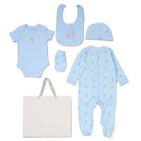 G11745NB: Baby Boys Dream, Little One 6 Piece Mesh Bag Gift Set (NB-6 Months)