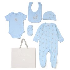 G11745NB: Baby Boys Dream, Little One 6 Piece Mesh Bag Gift Set (NB-6 Months)