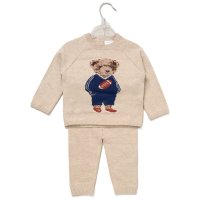 G11748NB: Baby Boys Knitted 2 Piece Outfit (0-12 Months)