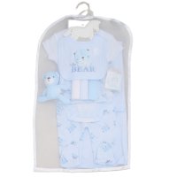 G11750: Baby Boys Bear 10 Piece Mesh Bag Gift Set (NB- 6 Months)