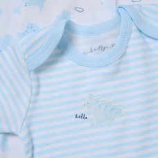 G11811NB: Baby Boys Dinosaurs 6 Piece Mesh Bag Gift Set (NB-6 Months)