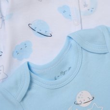 G11815NB: Baby Boys Space 6 Piece Mesh Bag Gift Set (NB-6 Months)