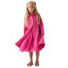 G11839TOD: Girls Jacquard Bow Jacket, Pearl Skirt Dress & Bow Hair Clips (3-8 Years)