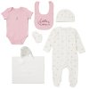G12006NB: Baby Girls Little Love 6 Piece Mesh Bag Gift Set (NB-6 Months)