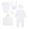 G12012NB: Baby Unisex Rainbow 6 Piece Mesh Bag Gift Set (NB-6 Months)