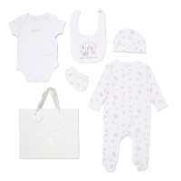 G12012NB: Baby Unisex Rainbow 6 Piece Mesh Bag Gift Set (NB-6 Months)