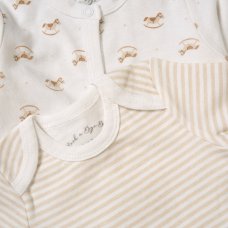 G12014NB: Baby Unisex Rocking Horse 6 Piece Mesh Bag Gift Set (NB-6 Months)