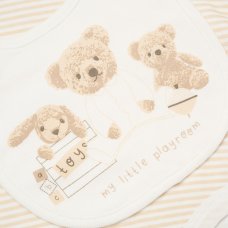 G12021: Baby Unisex Bears 6 Piece Mesh Bag Gift Set (NB-6 Months)