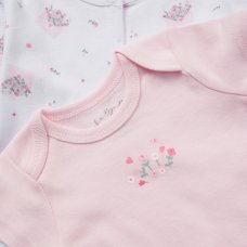 G12400NB: Baby Girls Little Love 6 Piece Mesh Bag Gift Set (NB-6 Months)