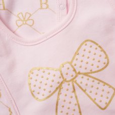 G12405NB: Baby Girls Bows 6 Piece Mesh Bag Gift Set (NB-6 Months)