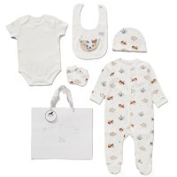 G12411NB: Baby Unisex Sweet Dreams 6 Piece Mesh Bag Gift Set (NB-6 Months)