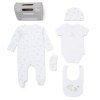 G12413NB: Baby Unisex Safari 6 Piece Mesh Bag Gift Set (NB-6 Months)
