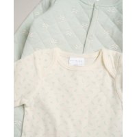 G12463NB: Baby Mint Quilted 5 Piece Mesh Bag Gift Set Including Changing Mat (NB-6 Months)