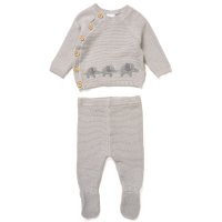 G12464NB: Baby Unisex Knitted 2 Piece Outfit (0-12 Months)