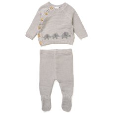 G12464NB: Baby Unisex Knitted 2 Piece Outfit (0-12 Months)