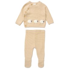 G12465NB: Baby Unisex Knitted 2 Piece Outfit (0-12 Months)