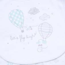 G12561NB: Baby Unisex Hot Air Balloon 6 Piece Mesh Bag Gift Set (NB-6 Months)