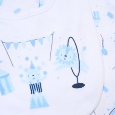 G12563NB: Baby Boys Circus 6 Piece Mesh Bag Gift Set (NB-6 Months)