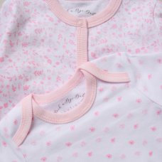 G12577NB: Baby Girls Floral 6 Piece Mesh Bag Gift Set (NB-6 Months)