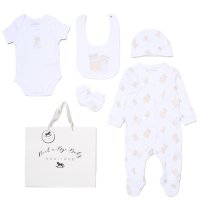G12578NB: Baby Unisex Sweet Dreams 6 Piece Mesh Bag Gift Set (NB-6 Months)