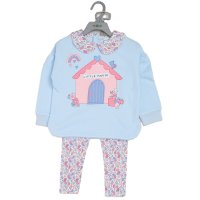G12644INF: Baby Girls Interactive Sweatshirt & Legging Outfit (12-24 Months)