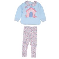 G12644INF: Baby Girls Interactive Sweatshirt & Legging Outfit (12-24 Months)