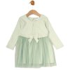 G12943INF: Baby Girls Mesh Skirt Dress & Bolero Outfit (6 Months - 3 Years)