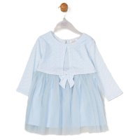 G12944INF: Baby Girls Mesh Skirt Dress & Bolero Outfit (6 Months - 3 Years)