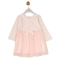 G12946INF: Baby Girls Mesh Skirt Dress & Bolero Outfit (6 Months - 3 Years)