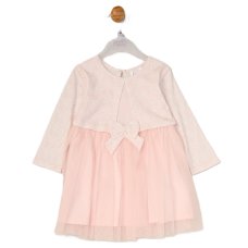 G12946INF: Baby Girls Mesh Skirt Dress & Bolero Outfit (6 Months - 3 Years)