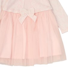 G12946INF: Baby Girls Mesh Skirt Dress & Bolero Outfit (6 Months - 3 Years)