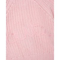 G14245NB: Baby Pink Cotton Knit Cardigan With Embroidery Detail- Cute (0-12 Months)