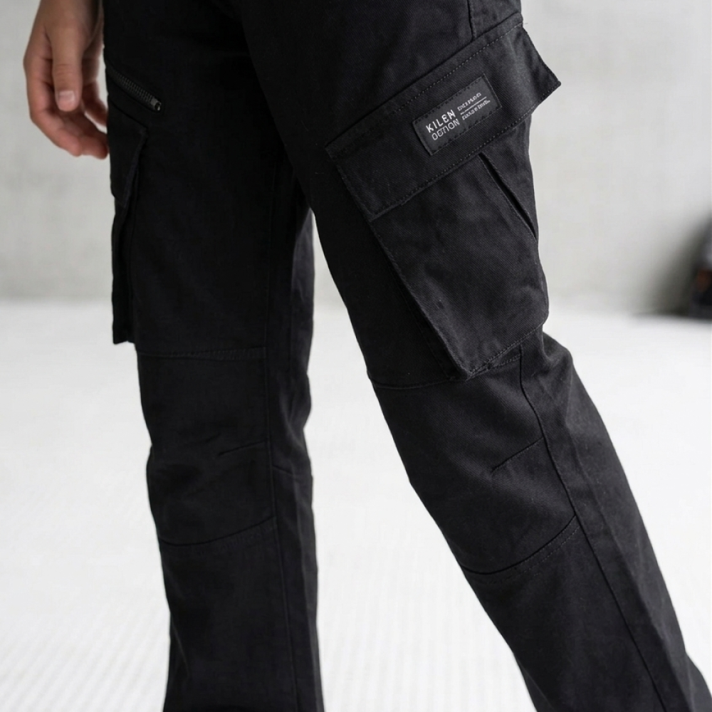 FDX10: Boys Black Straight Leg Cargo Pant (6-13 Years) FDX10: Boys Black Straight Leg Cargo Pant (6-13 Years)