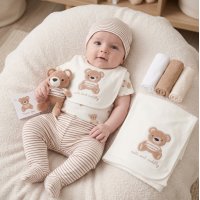 J16770: Baby Unisex 10 Piece Mesh Bag Gift Set (NB- 6 Months)