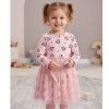 LCX2639: Girls Minnie Mouse Dress (1-8 Years)