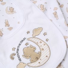H12679NB: Baby Unisex Reach For The Stars 6 Piece Mesh Bag Gift Set (NB-6 Months)