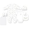 H12777NB: Baby Unisex "ABC" 6 Piece Mesh Bag Gift Set (NB-6 Months)