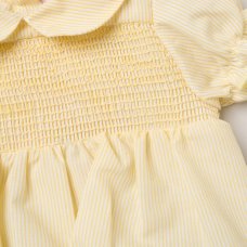 H12797: Baby Girls Smocked Romper (0-9 Months)