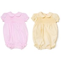 H12797: Baby Girls Smocked Romper (0-9 Months)