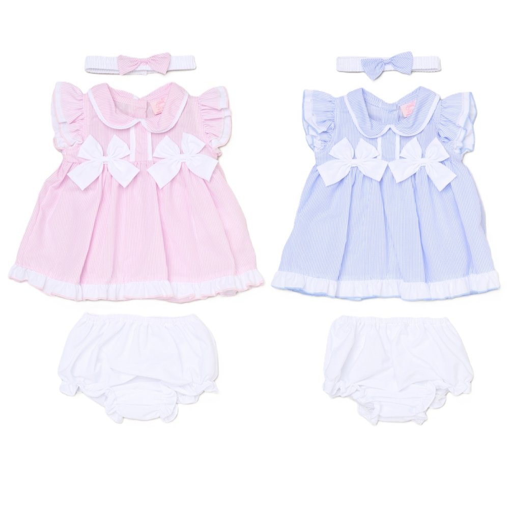 H12800INF: Baby Girls Dress, Pant & Headband Set (9-24 Months) H12800INF: Baby Girls Dress, Pant & Headband Set (9-24 Months)