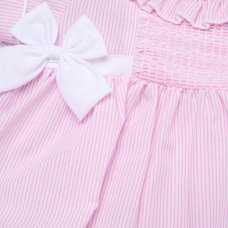H12802NB: Baby Girls Dress, Pant & Headband Set (0-9 Months)